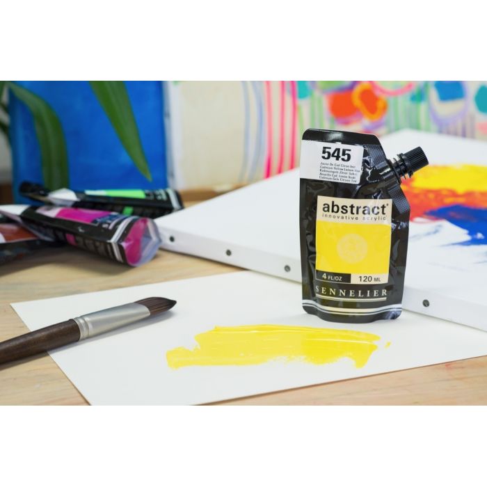 Краска акриловая Abstract Sennelier 120 мл Cadmium Yellow Lemon Hue 545