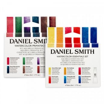 Акварель Daniel Smith, два набора: Essentials и PrimaTek 12 цветов по 5 мл.