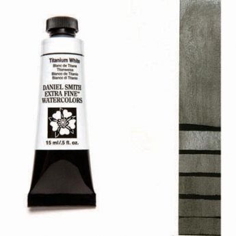 Акварельные краски DANIEL SMITH - Titanium White (Extra Fine) в тубе 15 мл., s 1 - 118