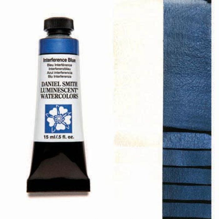 Акварельные краски DANIEL SMITH - Interference Blue (Luminescent) в тубе 15 мл., s 1 - 001