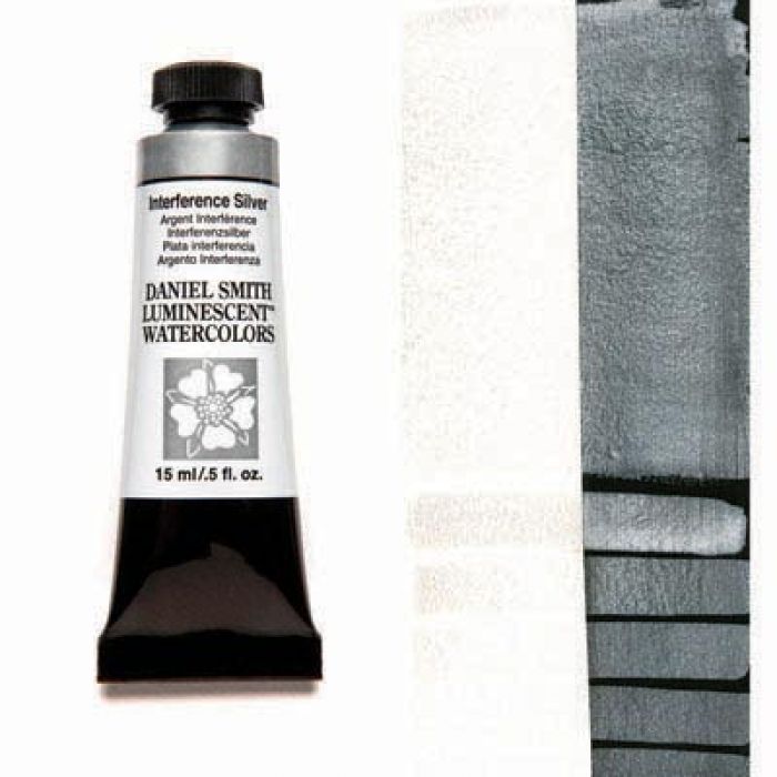 Акварельные краски DANIEL SMITH - Interference Silver (Luminescent) в тубе 15 мл., s 1 - 007