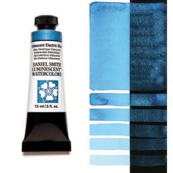 Акварельные краски DANIEL SMITH - Iridescent Electric Blue (Luminescent) в тубе 15 мл., s 1 - 027