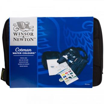 Акварельный набор для пленэров и путешествий Winsor & Newton Cotman Travel Bag 14 цветов