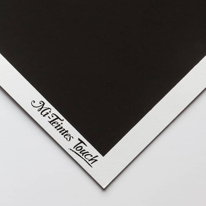 Бумага для пастели Canson Mi-Teintes Touch - лист 50 х 65см, 350 г/м - цвет 425 - Black