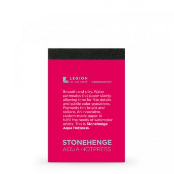 Профессиональная акварельная бумага Legion : Stonehenge. Ботаническая, фактура гладкая, Hot Pressed. Образец 5 мини листов, на 1 заказ.
