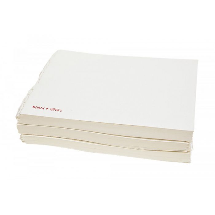 Скетчбук ручной работы KHADI в мягкой обложке. 100% хлопок ROUGH 210 гр. Размер 13х16 см. 40 страниц.