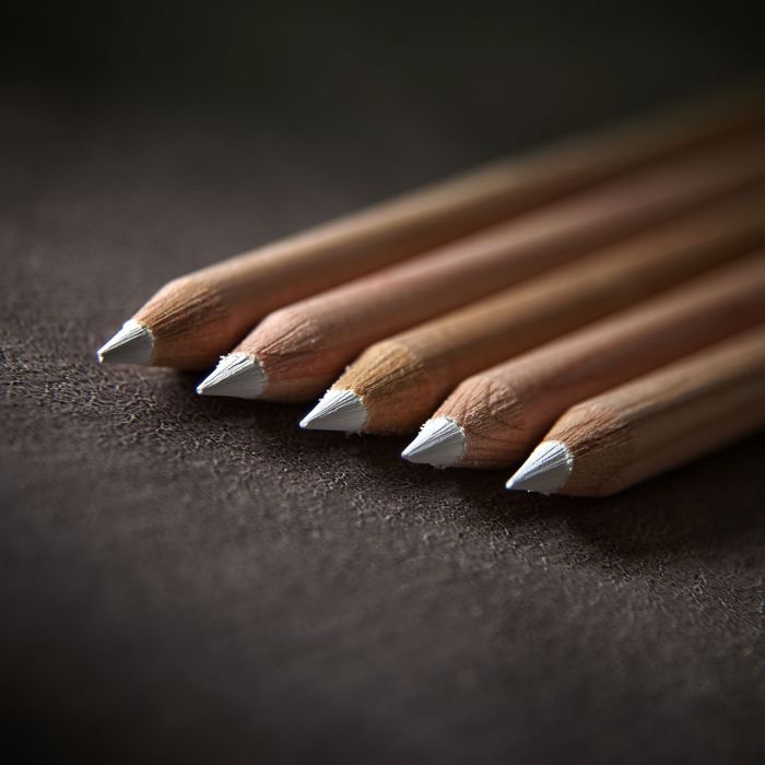 Угольные карандаши General white (Дженерал белые), упаковка 12 шт.