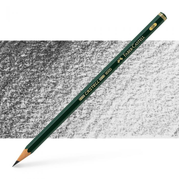 Графитный карандаш Faber Castell 9000, твердость 5B