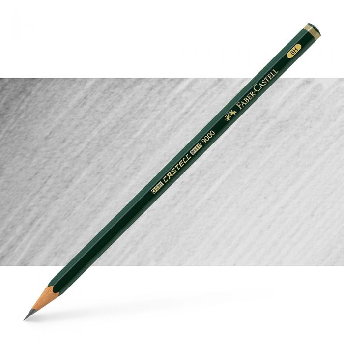 Графитный карандаш Faber Castell 9000, твердость 6H