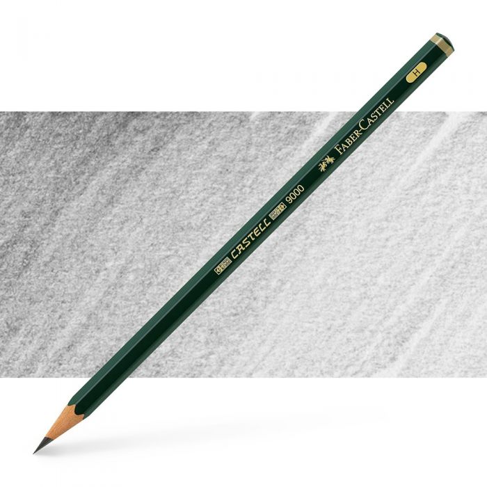 Графитный карандаш Faber Castell 9000, твердость H