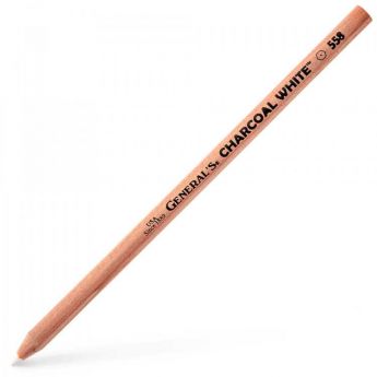 Угольный карандаш General white