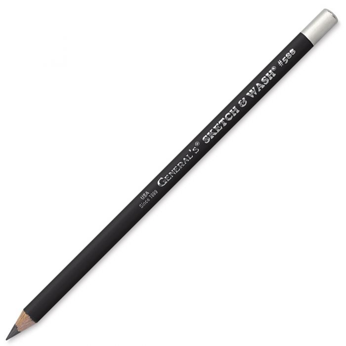 Графитный водорастворимый карандаш General Sketch & Wash 588
