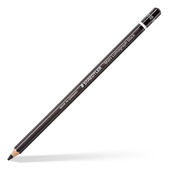 Графитно-карбоновый карандаш Staedtler Mars Lumograph Black, твердость 4B