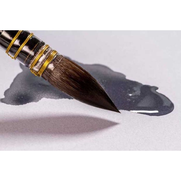 Кисть для акварели Da Vinci Casaneo, сер. 498, № 2-0, синтетика, деревянная ручка, французское крепление