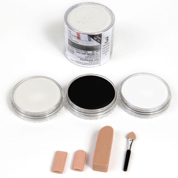 PanPastel набор Blending & Shading (3 цвета), инструменты и коробка для хранения (30035)
