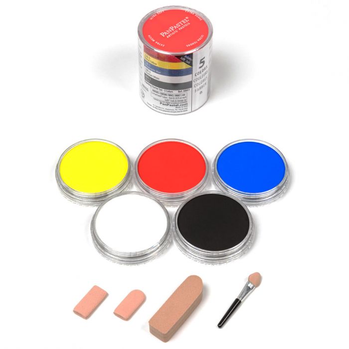 PanPastel набор Starter Set - Painting (5 цветов), инструменты и коробка для хранения (30051)