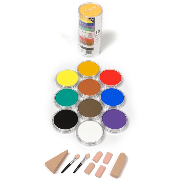 PanPastel набор Painting set (10 цветов), инструменты и коробка для хранения (30101)