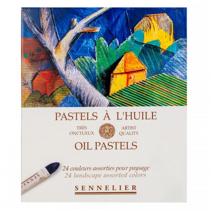 Пастель масляная Sennelier. Набор 24 цвета, серия «Пейзаж»