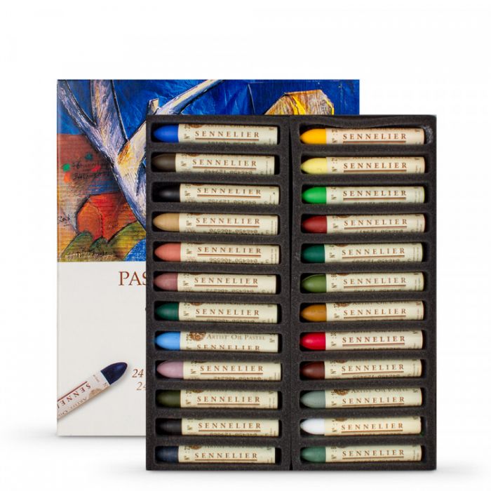 Пастель масляная Sennelier. Набор 24 цвета, серия «Пейзаж»