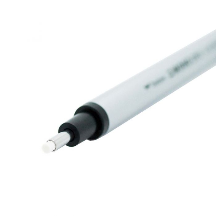 Ластик ручка Tombow Mono Zero с круглым стержнем наконечником 2.3 мм (Цвет серебро)