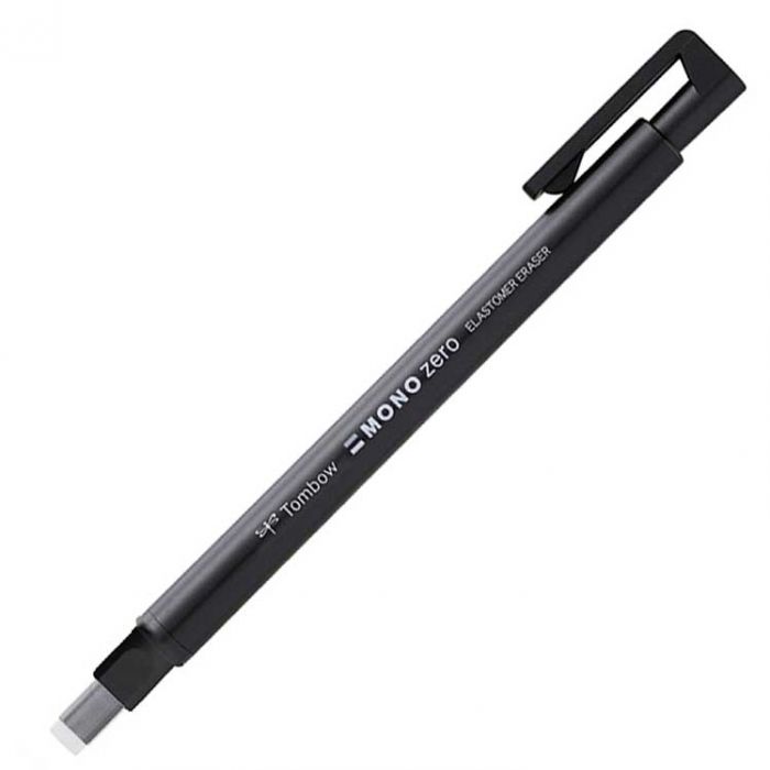 Ластик ручка Tombow Mono Zero с прямоугольным стержнем наконечником 2.5 х 5 мм (Цвет черный)