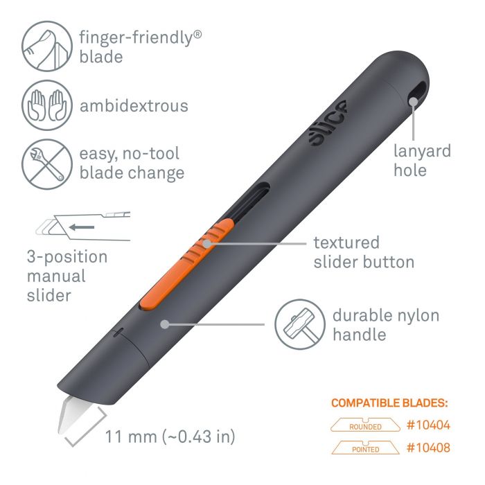 Канцелярский нож с керамическим лезвием для художника Slice - Manual Pen Cutter