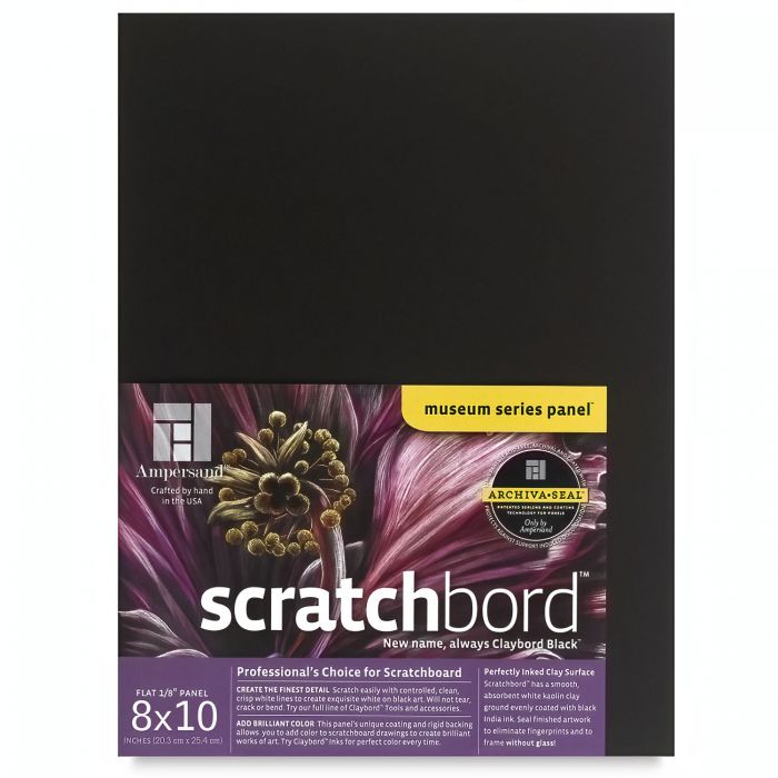 Панель для скретчборда и скретчинга Ampersand Scratchbord 20,3х25,4 см